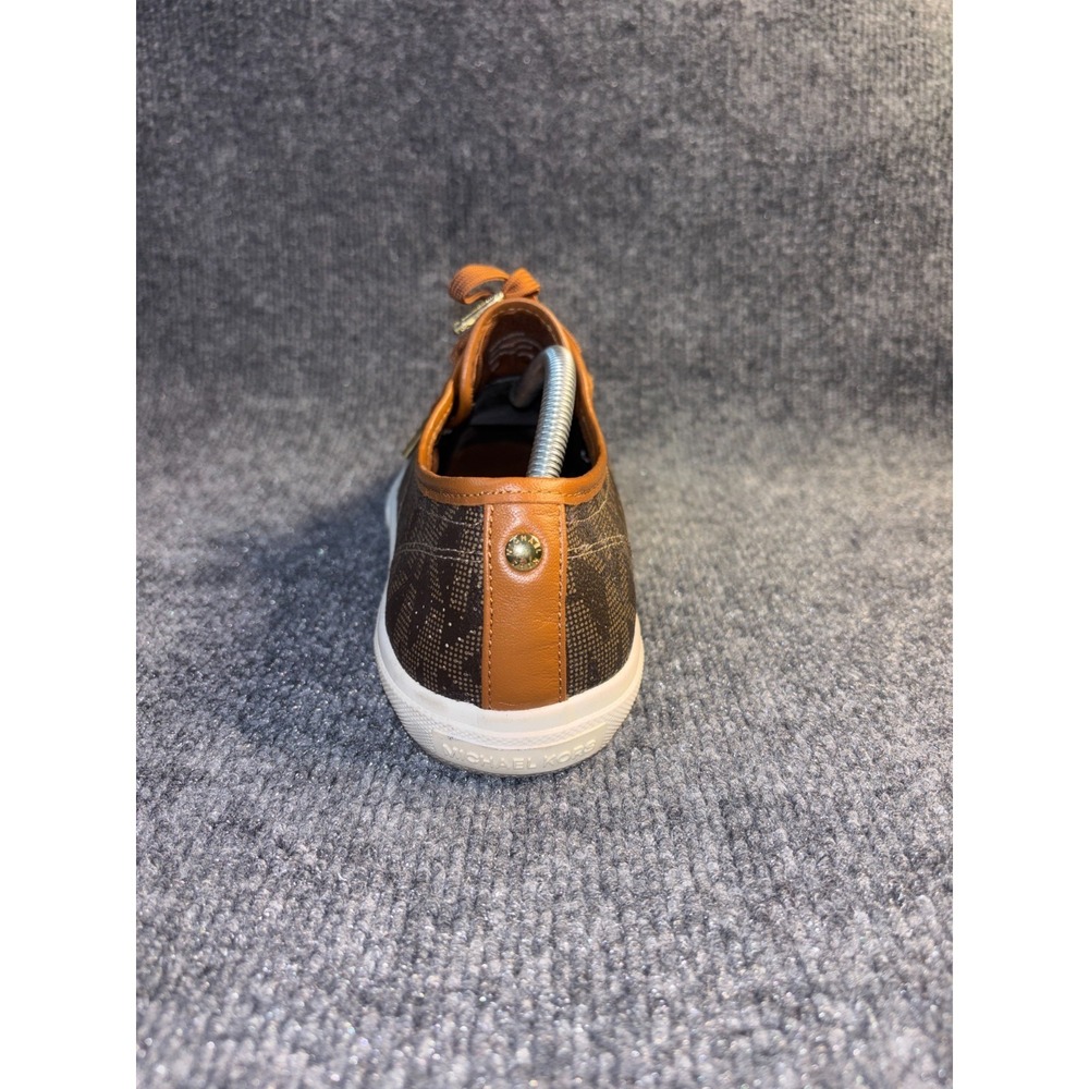 Michael Kors Boerum Sneakers Womens 11M Brown Black Perforated Round Toe Lace Up - Picture 8 of 15